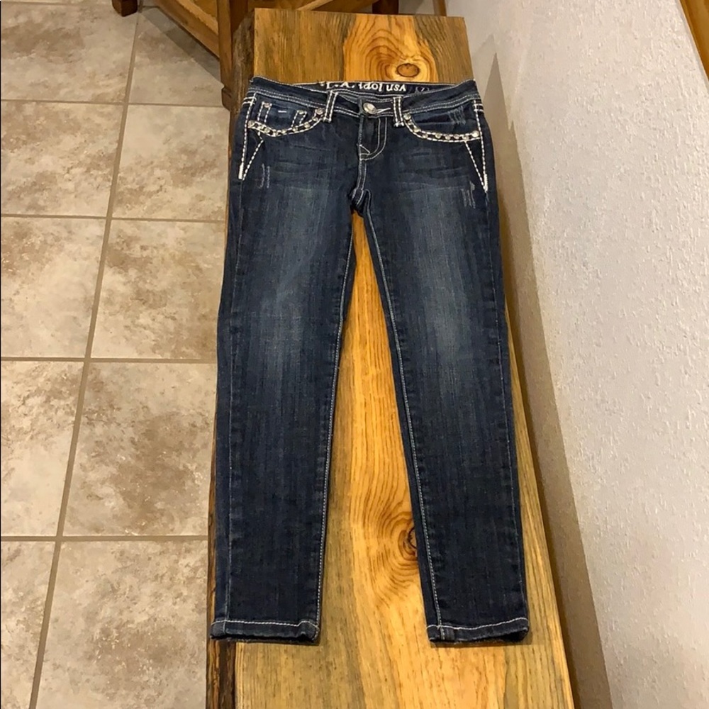 LA Idol skinny jeans - girls size 7